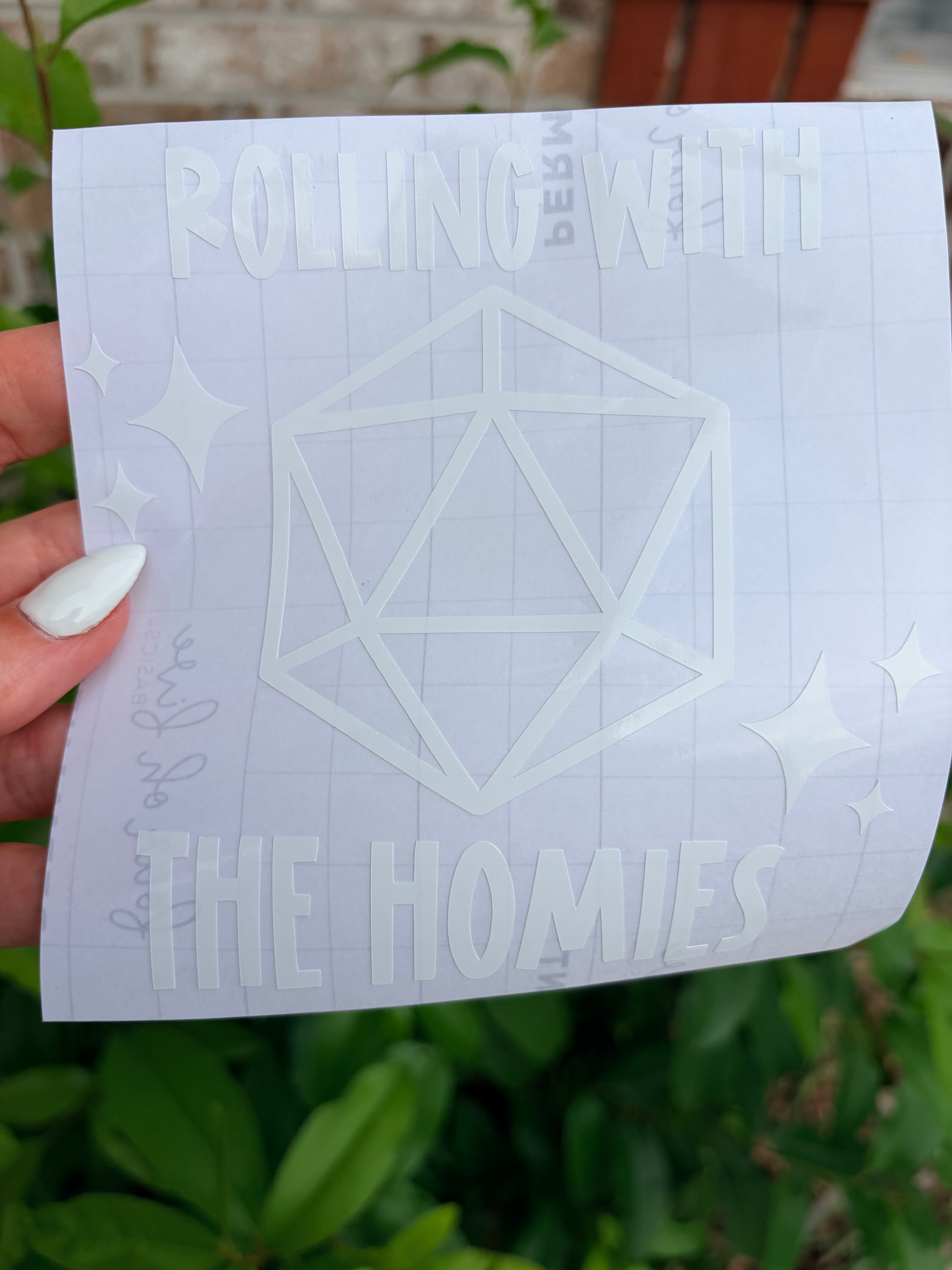 Rolling With The Homies - Vinyl Decal